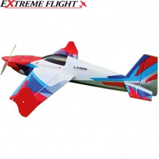 Extreme Flight 60" Laser-EXP V3 Red/White/Blue/Silver - INSTOCK